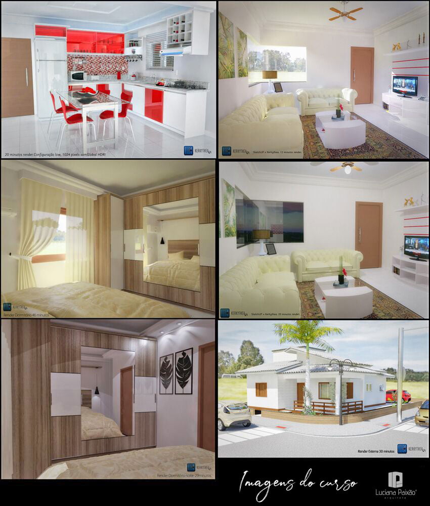 Curso de Renderização em Kerkythea A Arquiteta