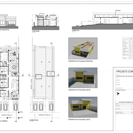 Prancha feita com AutoCAD Prancha feita com AutoCAD