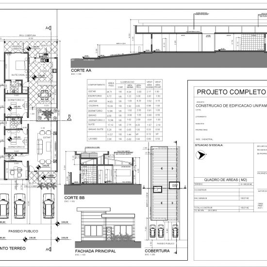 Prancha feita com AutoCAD Prancha feita com AutoCAD