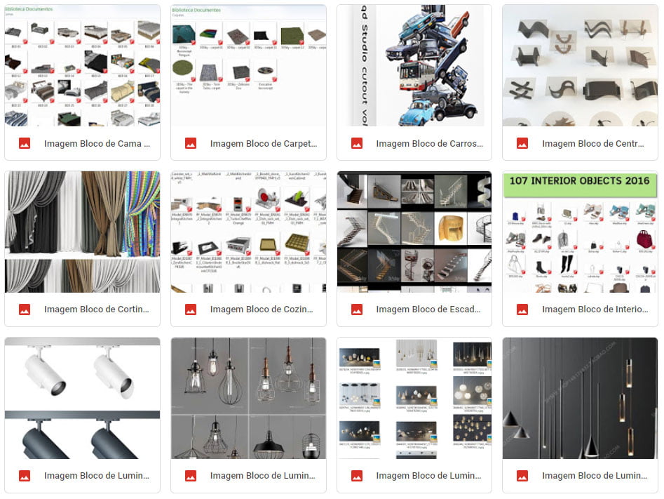 Clube do Concreto: Blocos para Autocad