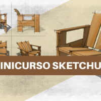 Modelagem Cadeira Kraft com Sketchup