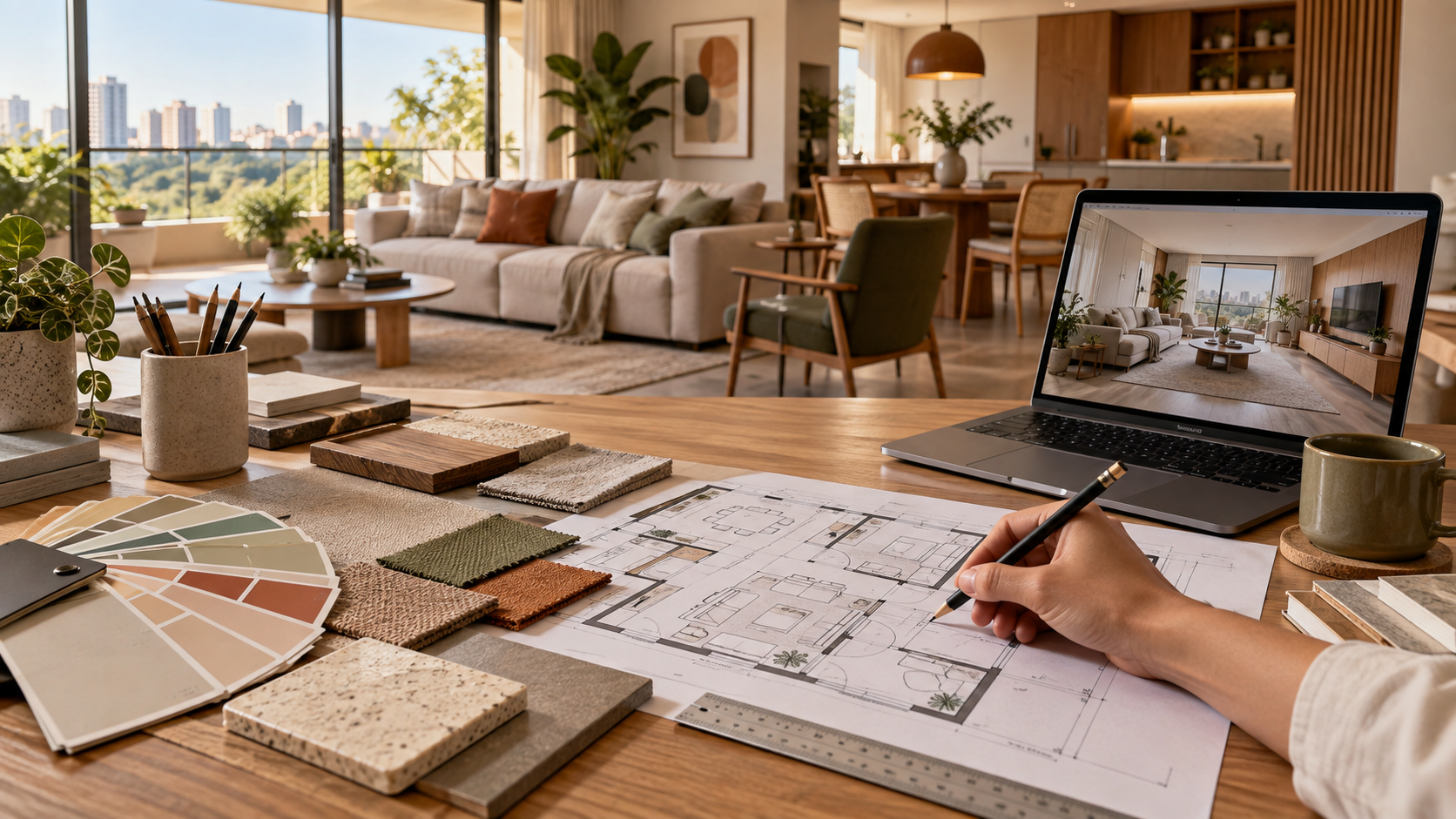 Curso de Design de Interiores Online com planejamento de ambientes