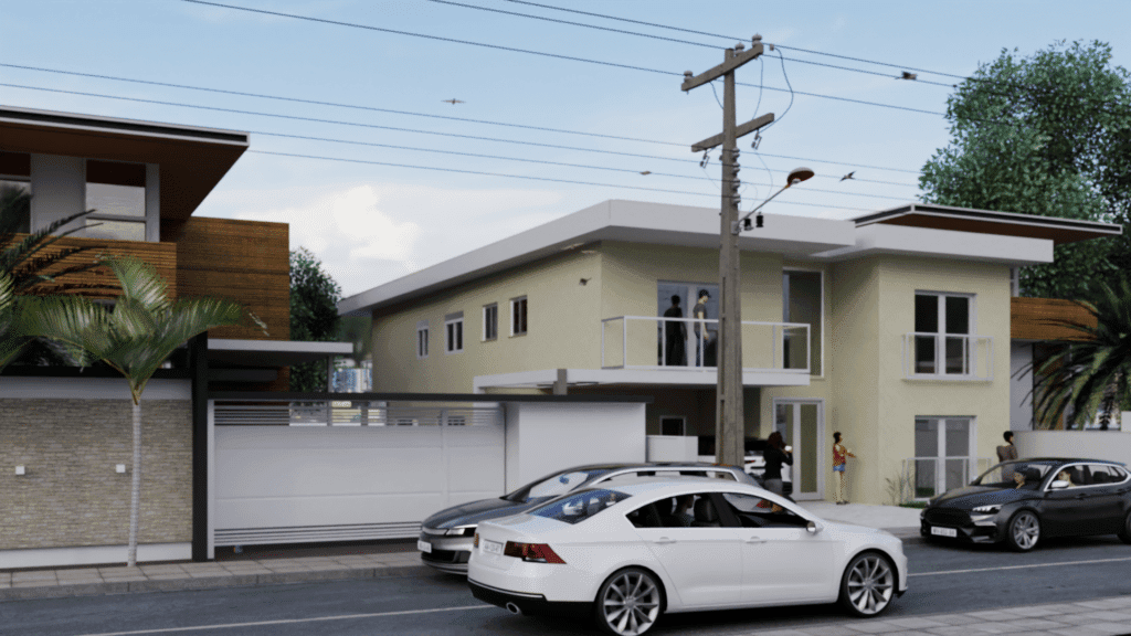 Projeto em ARCHICAD do curso e seu render no Twinmotion Projeto em ARCHICAD do curso e seu render no Twinmotion
